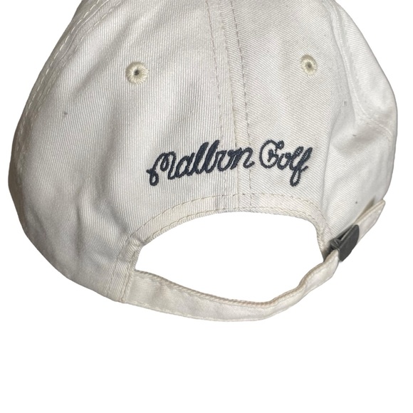 Malbon Golf Buckets Logo Dad Hat Adjustable White Embroidered Baseball Cap - Picture 7 of 8